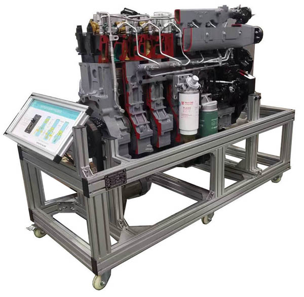 HY-QC261型WP10柴油發(fā)動(dòng)機(jī)解剖運(yùn)行臺(tái)