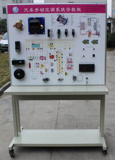 HY-QC645汽車手動空調(diào)系統(tǒng)示教板